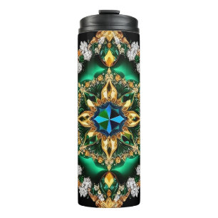 Thermal Tumbler with Brazilian Colors