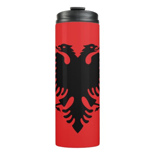 Thermal Tumbler with flag of Albania