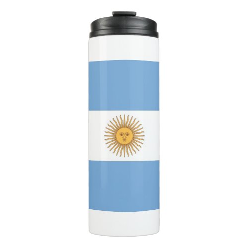 Thermal Tumbler with flag of Argentina