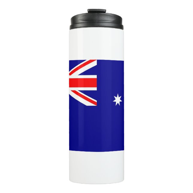Thermal Tumbler with flag of Australia (Front)