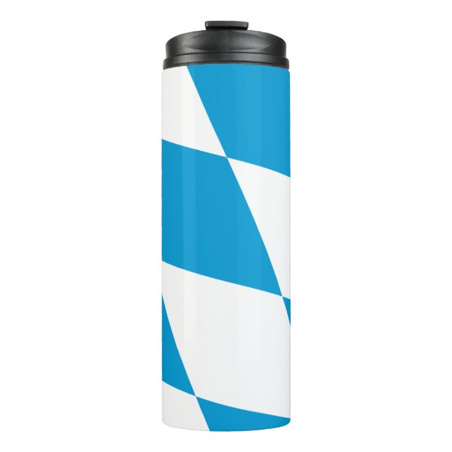 Thermal Tumbler with flag of Bavaria, Germany (Front)