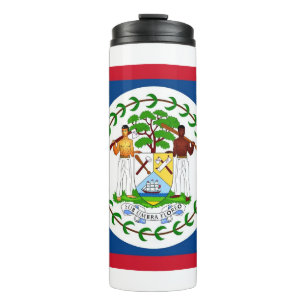 Thermal Tumbler with flag of Belize