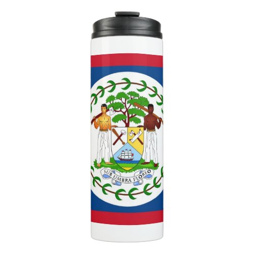 Thermal Tumbler with flag of Belize