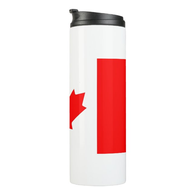 Thermal Tumbler with flag of Canada (Rotated Right)