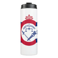Thermal Tumbler with flag of Cincinnati, USA
