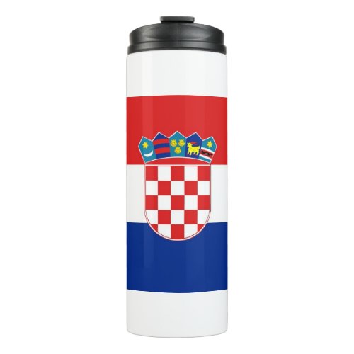 Thermal Tumbler with flag of Croatia