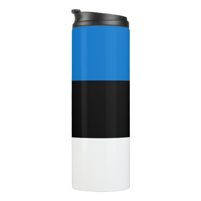 Thermal Tumbler with flag of Estonia (Rotated Right)