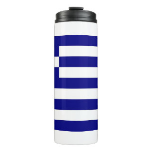 Thermal Tumbler with flag of Greece
