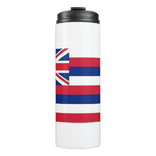 Thermal Tumbler with flag of Hawaii, USA