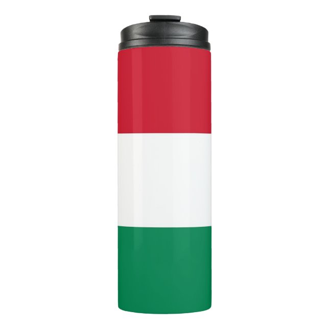 Thermal Tumbler with flag of Hungary (Front)