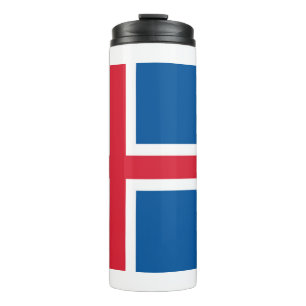Thermal Tumbler with flag of Iceland