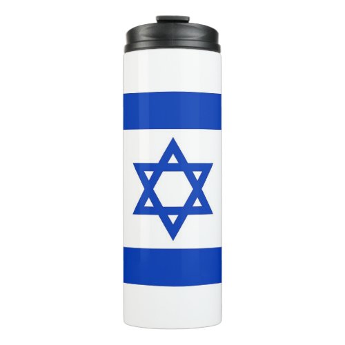 Thermal Tumbler with flag of Israel