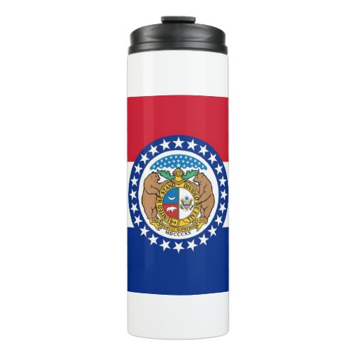 Thermal Tumbler with flag of Missouri USA