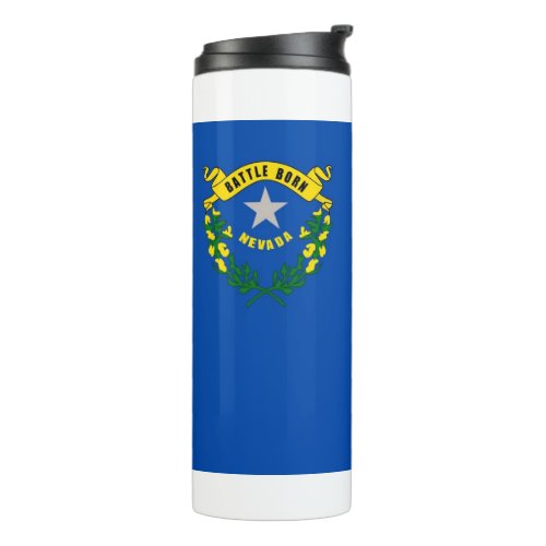 Thermal Tumbler with flag of Nevada USA