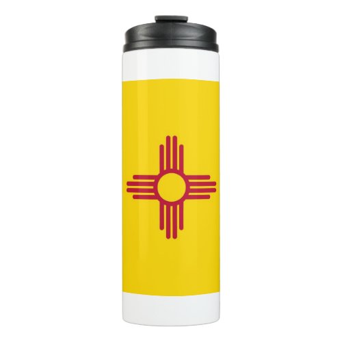 Thermal Tumbler with flag of New Mexico USA