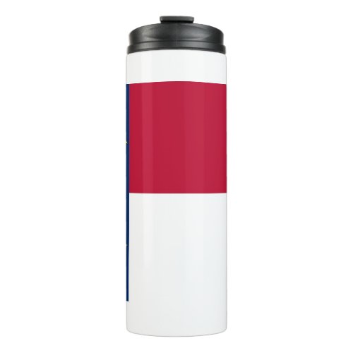 Thermal Tumbler with flag of North Carolina USA