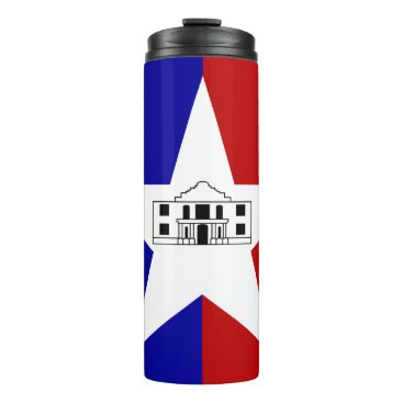 Thermal Tumbler with flag of San Antonio Thermal Tumbler with flag of San Antonio