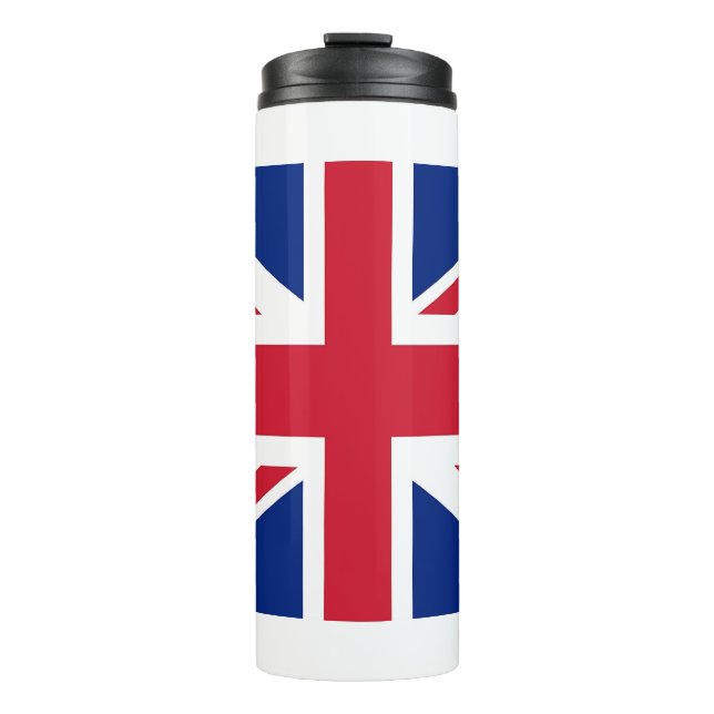 Thermal Tumbler with flag of United Kingdom (Front)