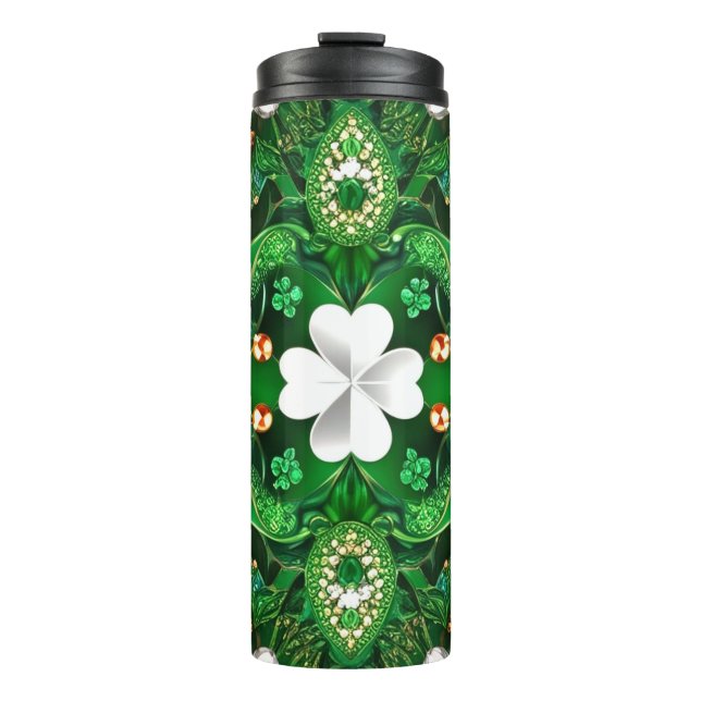 Thermal Tumbler with Irish Colors (Front)