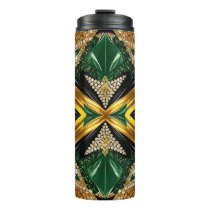 Thermal Tumbler with Jamaican Colors