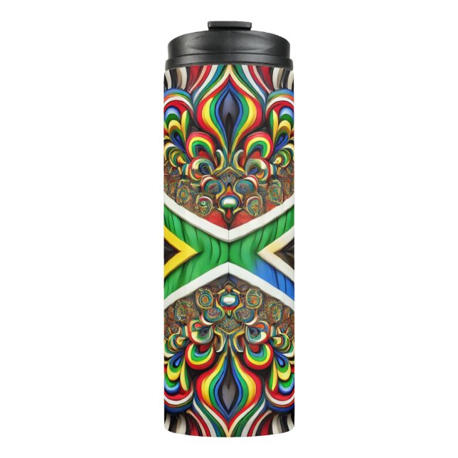 Thermal Tumbler with South African Colors (Front)