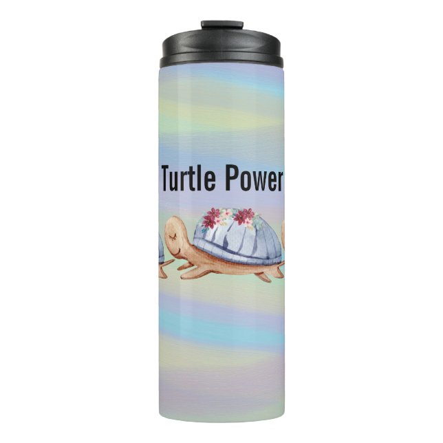 Thermal Tumbler with Turtles (Front)