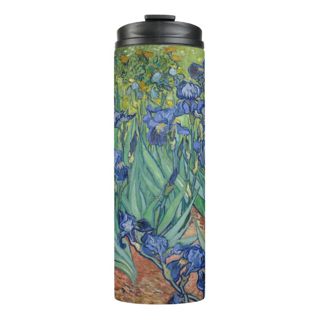 Thermal Tumbler with Van Gogh's Irises (Front)
