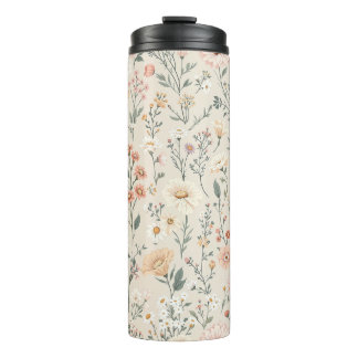Thermal Tumbler with Wildflowers