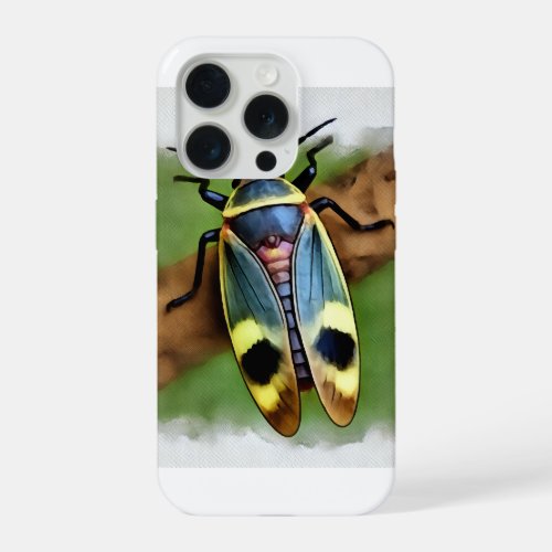 Thermobia insect dorsal view 190624IREF127 _ Water iPhone 15 Pro Case