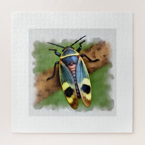 Thermobia insect dorsal view 190624IREF127 _ Water Jigsaw Puzzle