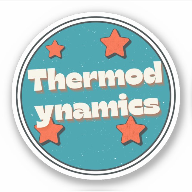 Thermodynamics Sticker (Front)