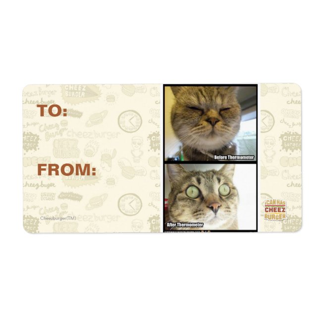 Thermometer Label (Front)