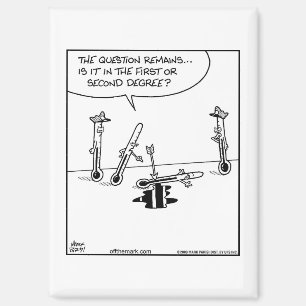 Thermometer Murder 1st or 2nd degree Magnet