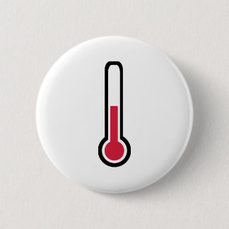Thermometer Pinback Button