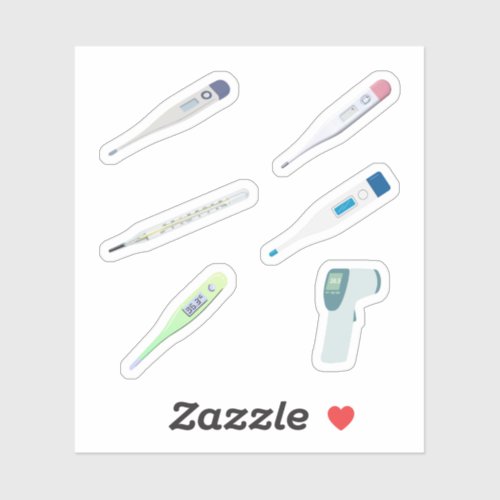 Thermometer Stickers