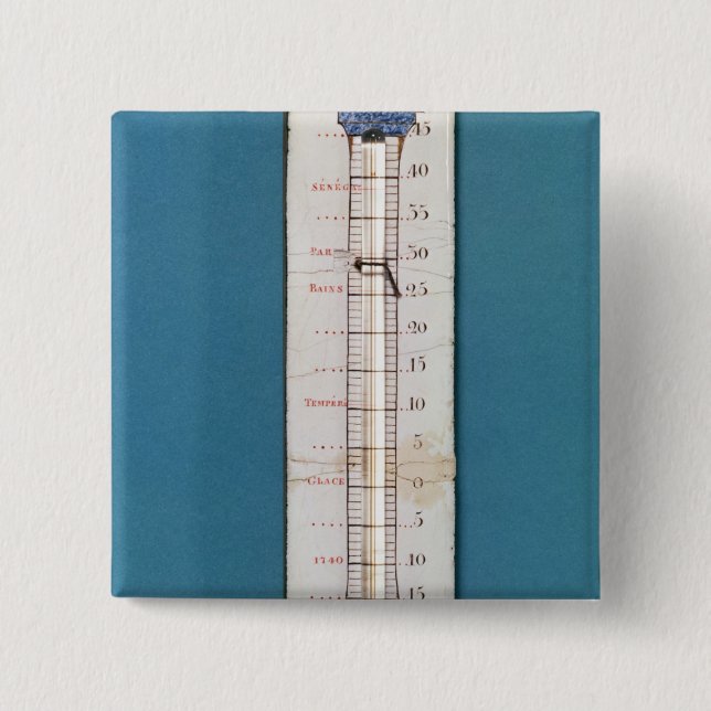 Thermometer surmounted with a phrygian bonnet button (Front)