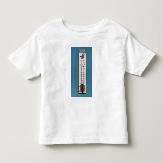 Thermometer surmounted with a phrygian bonnet toddler t-shirt (Front)