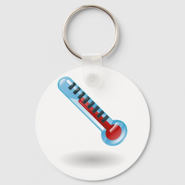 Thermometer Temperature Keychain (Front)
