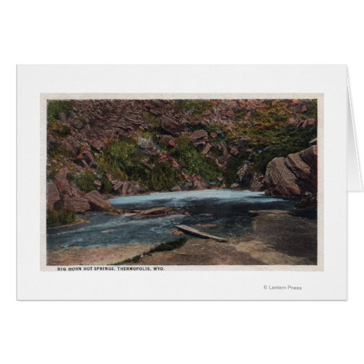 Thermopolis, WY - Big Horn Hot Springs View Cards (Front Horizontal)