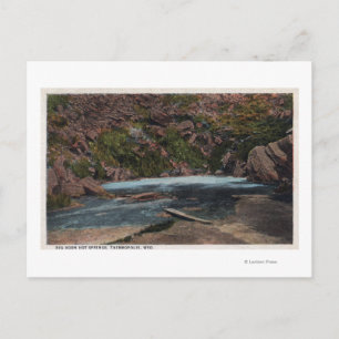 Thermopolis, WY - Big Horn Hot Springs View Postcard