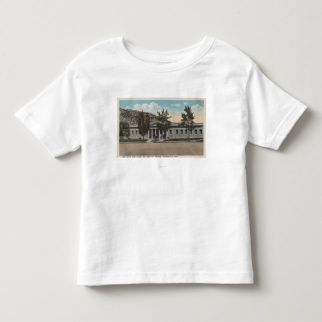 Thermopolis, WY - View of Big Horn Bath House Toddler T-shirt (Front)