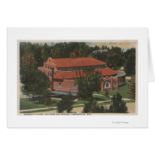 Thermopolis, WY - View of Washakie Plunge (Front Horizontal)