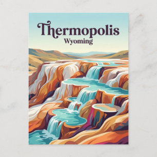 Thermopolis Wyoming Postcard