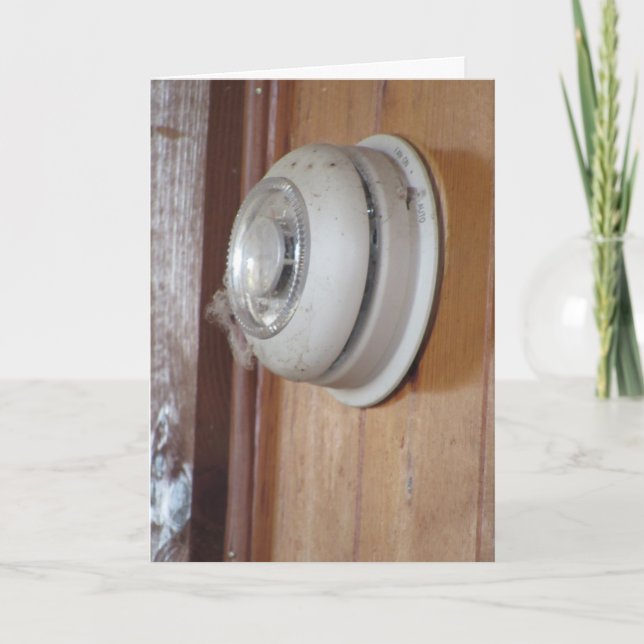 "Thermostat Dropped" Get Well Card (Front)