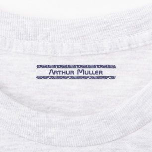 Thermosticant Tags Modern Space Theme Kids' Labels