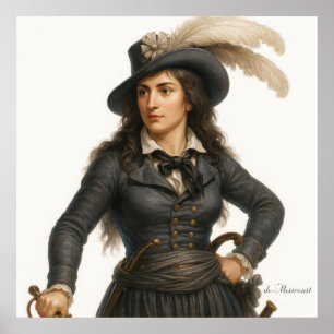 Theroigne de Mericourt - French Revolution Print