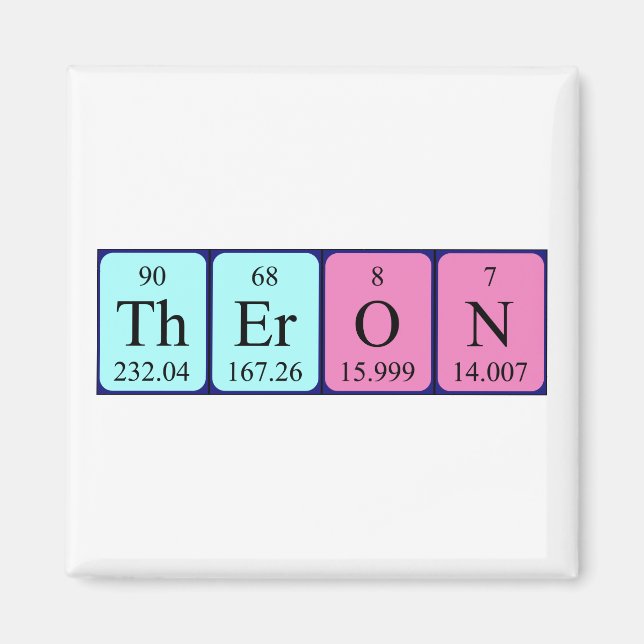 Theron periodic table name magnet (Front)