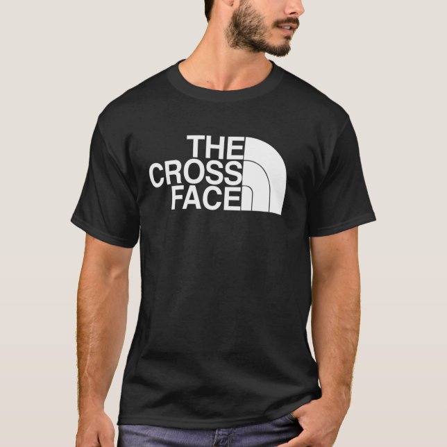Thes Cross Faces Wrestling T-Shirt (Front)