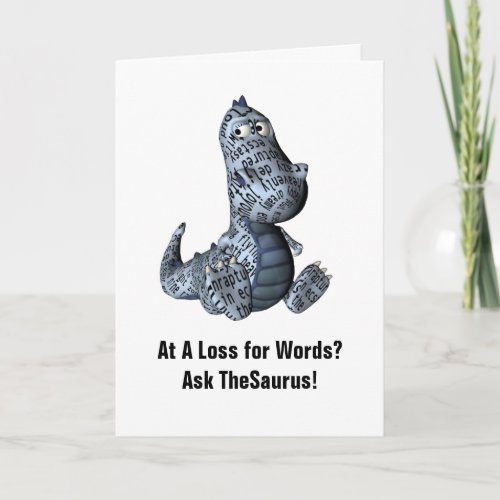 TheSaurus Birthday Humor Card