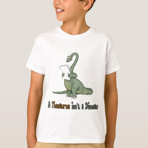 Thesaurus Dinosaur T_Shirt